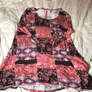 Women’s Aline 3/4 length sleeve knit dress